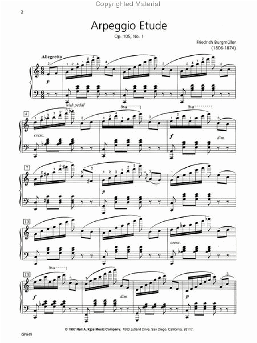 Piano Etudes Level 9 Piano Method scores gallery preview page 3
