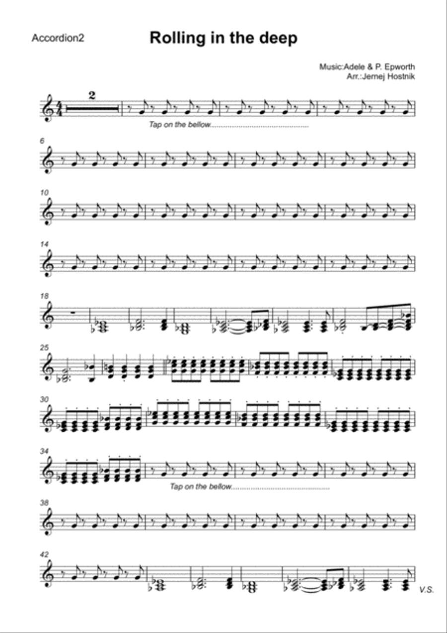 Rolling In The Deep Small Ensemble scores gallery preview page 4