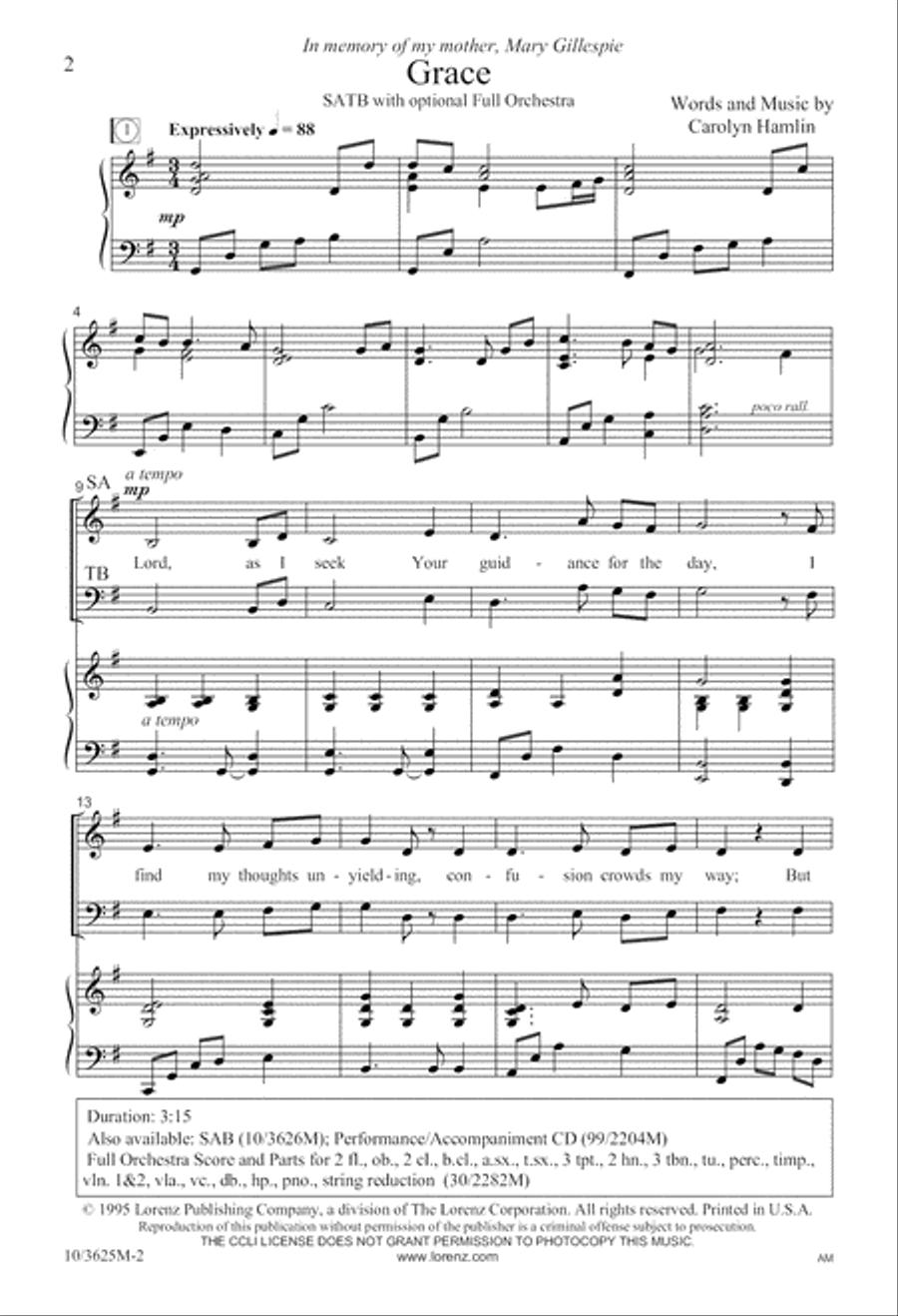 Grace 4-Part scores gallery preview page 3