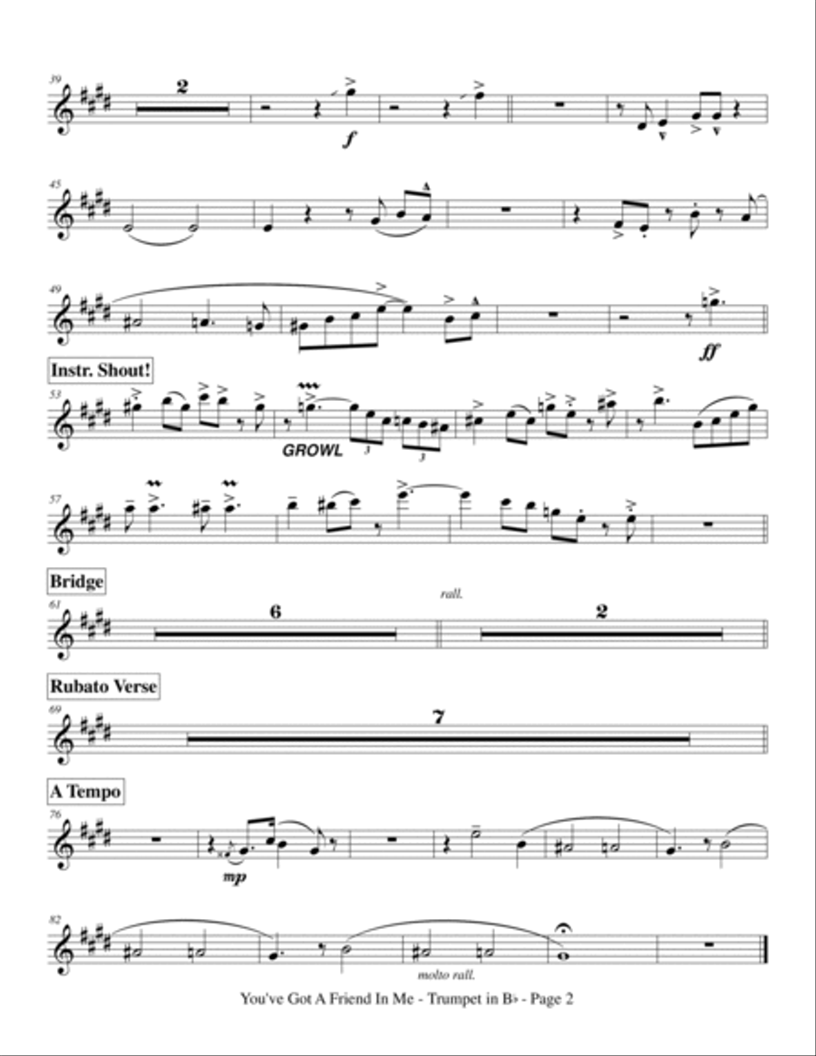 You've Got A Friend In Me Small Ensemble scores gallery preview page 4