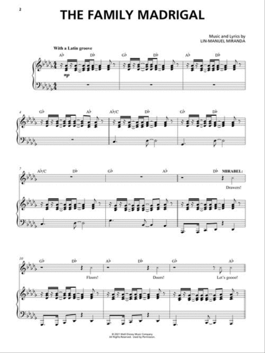 Encanto Voice scores gallery preview page 4