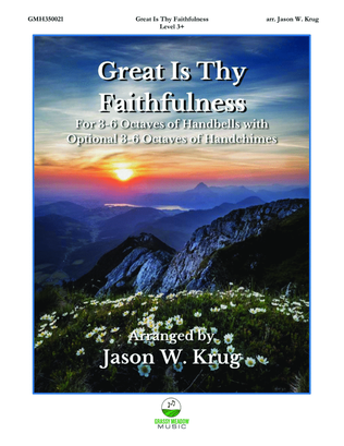 Book cover for Great Is Thy Faithfulness (for 3-6 octave handbell ensemble) (site license)