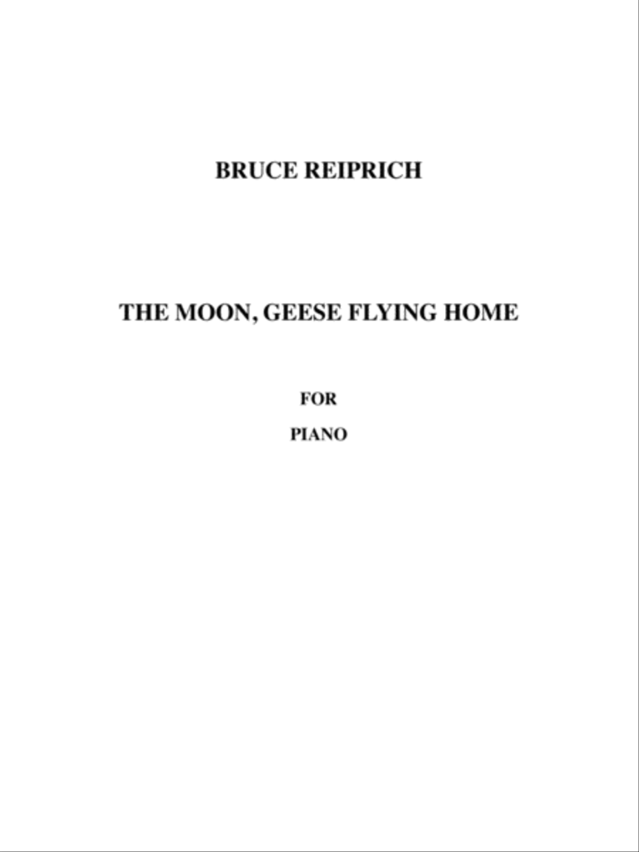 [Reiprich] The Moon, Geese Flying Home Piano Solo scores gallery preview page 3