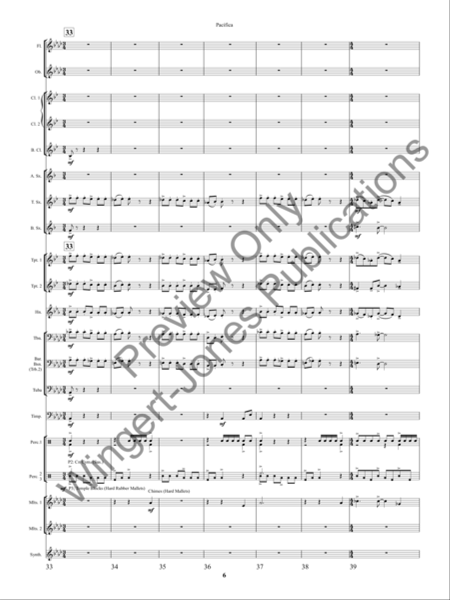 Pacifica Concert Band scores gallery preview page 9