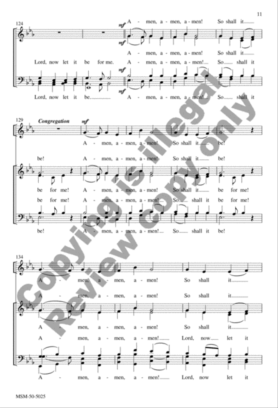 I Rest within God's Gentle Arms (Vater unser) 4-Part scores gallery preview page 22