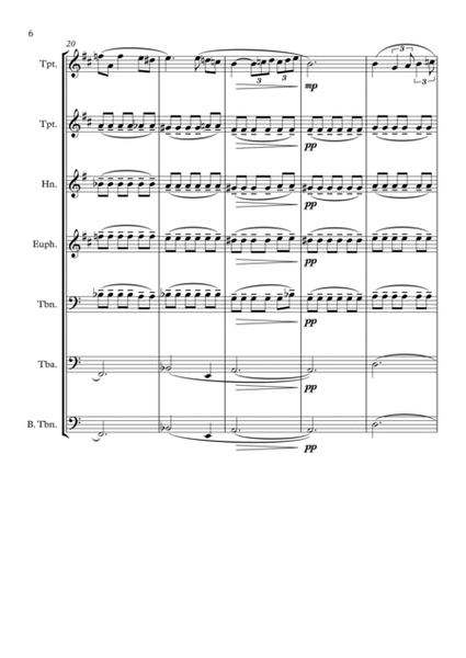 Fauré - Aprés une Réve (After a Dream) - Arr. for flexible brass quintet by Greg Eaton image number null