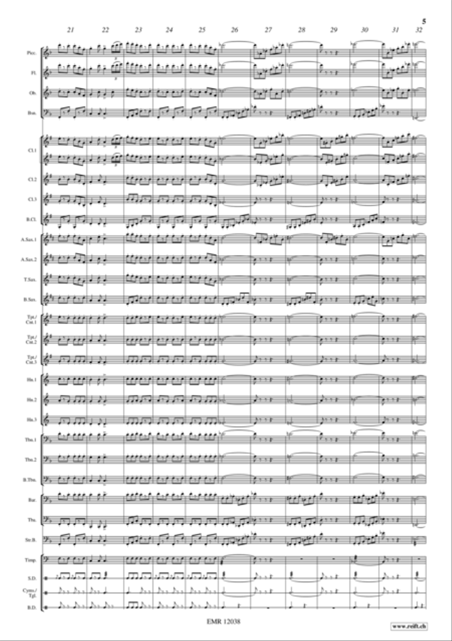 Die schone Galathee Concert Band scores gallery preview page 5