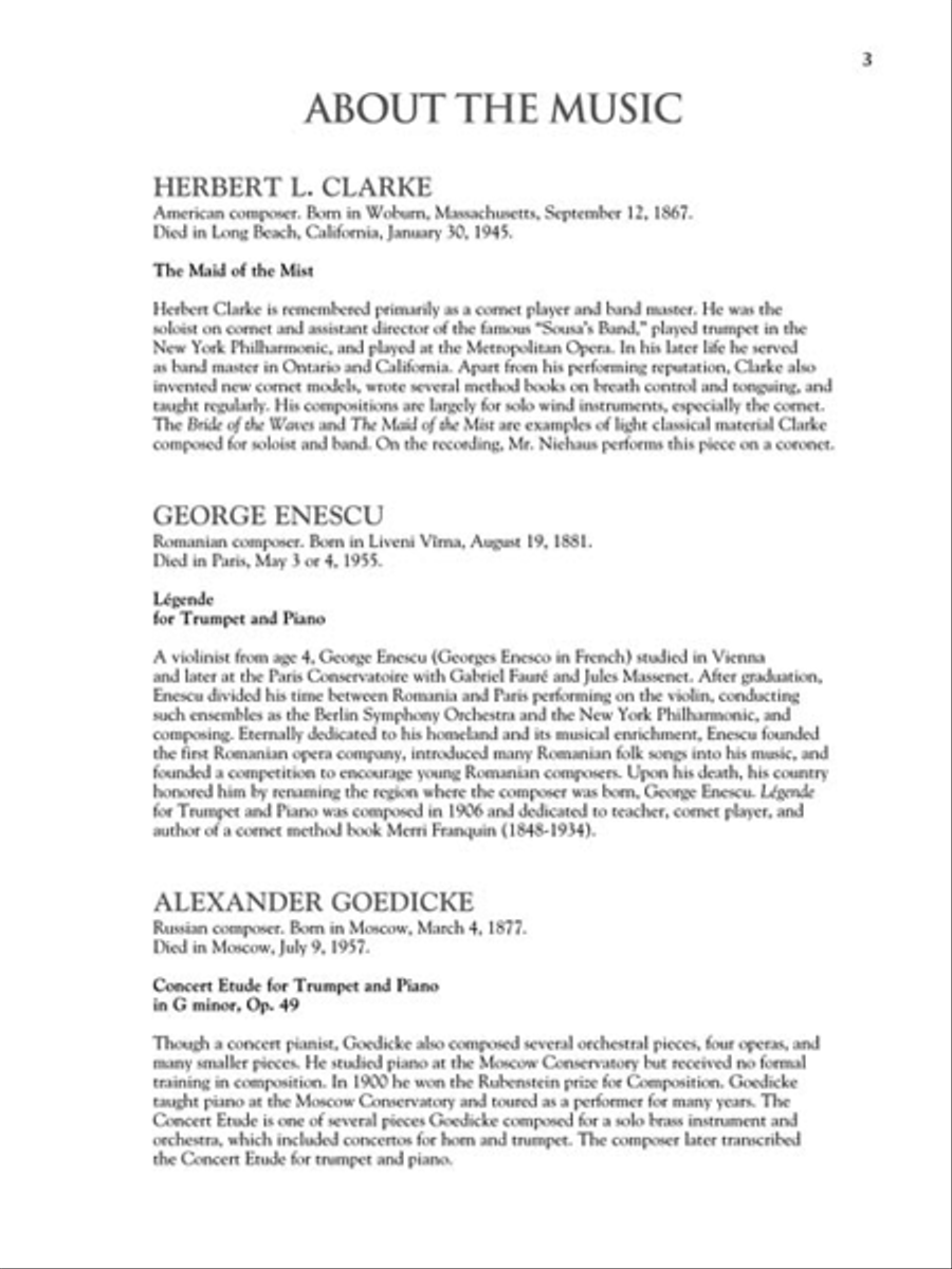 The Trumpet Collection The Trumpet Collection Trumpet Solo scores gallery preview page 4