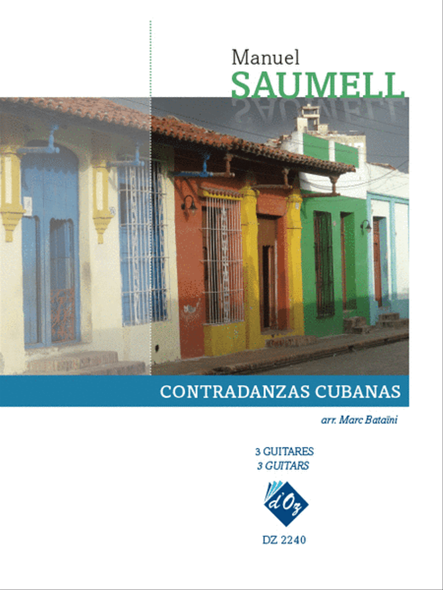Contradanzas cubanas Guitar Ensemble scores gallery preview page 1
