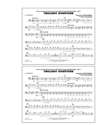 Twilight Overture - 1st Trombone
