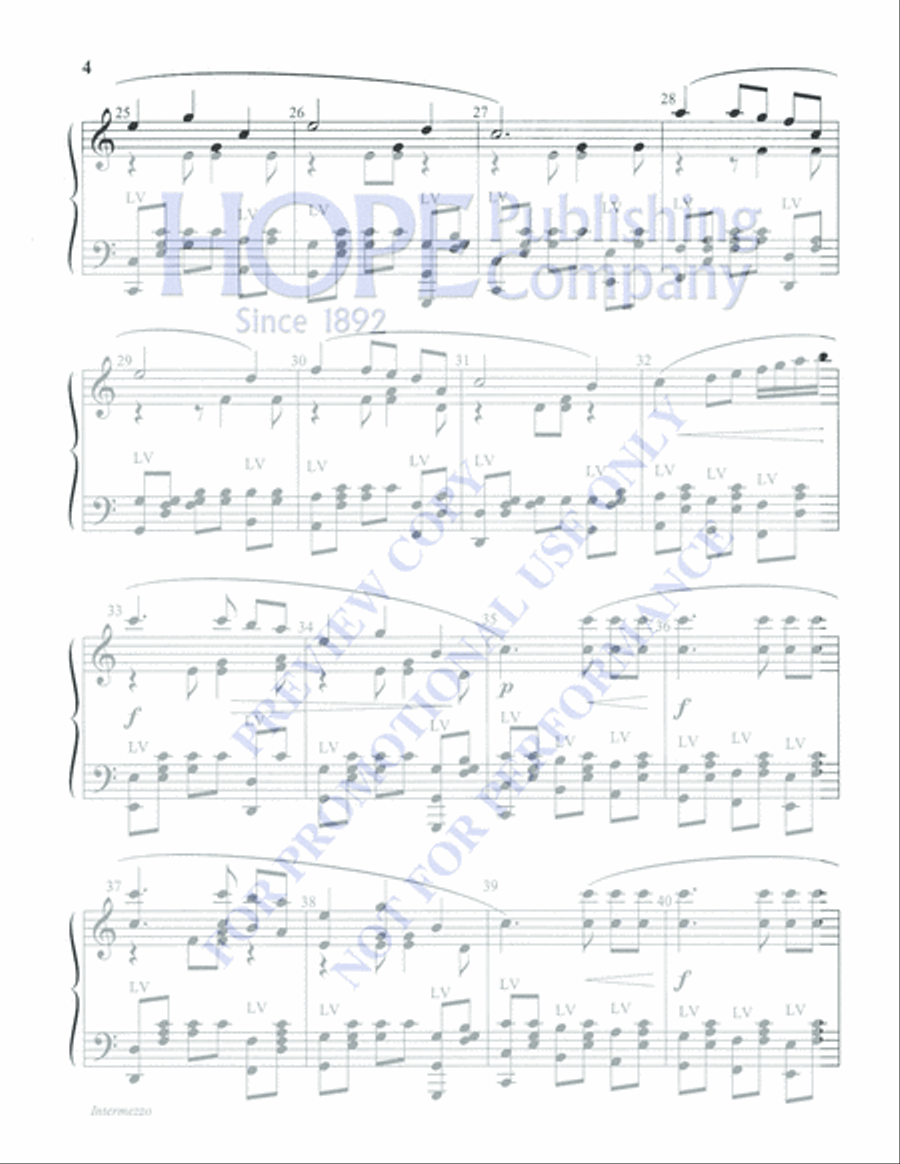 Intermezzo Intermezzo 5-Octaves scores gallery preview page 4