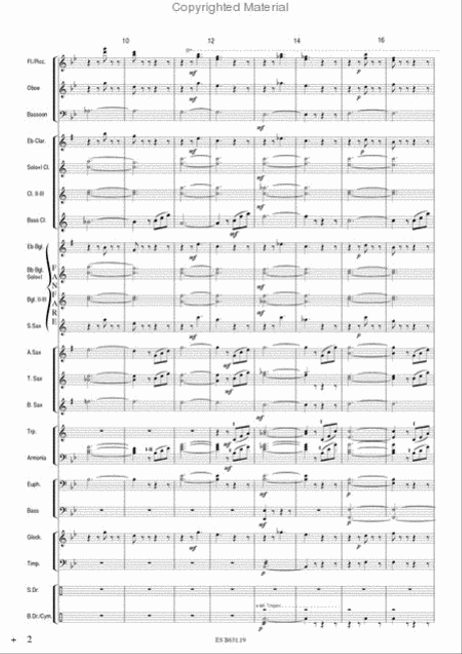 The Blue Danube The Blue Danube Concert Band scores gallery preview page 4