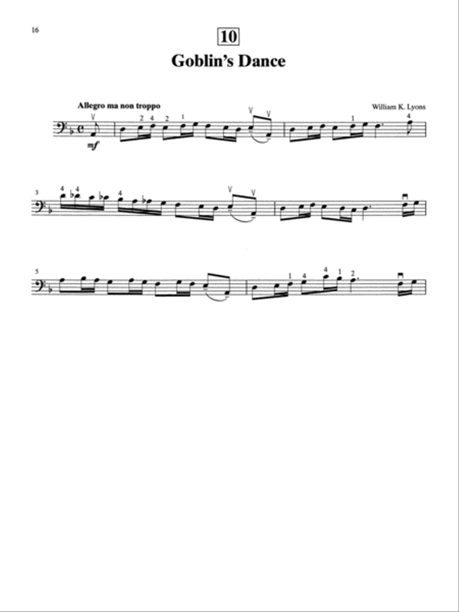 Suzuki Bass School, Volume 2 String Methods scores gallery preview page 8