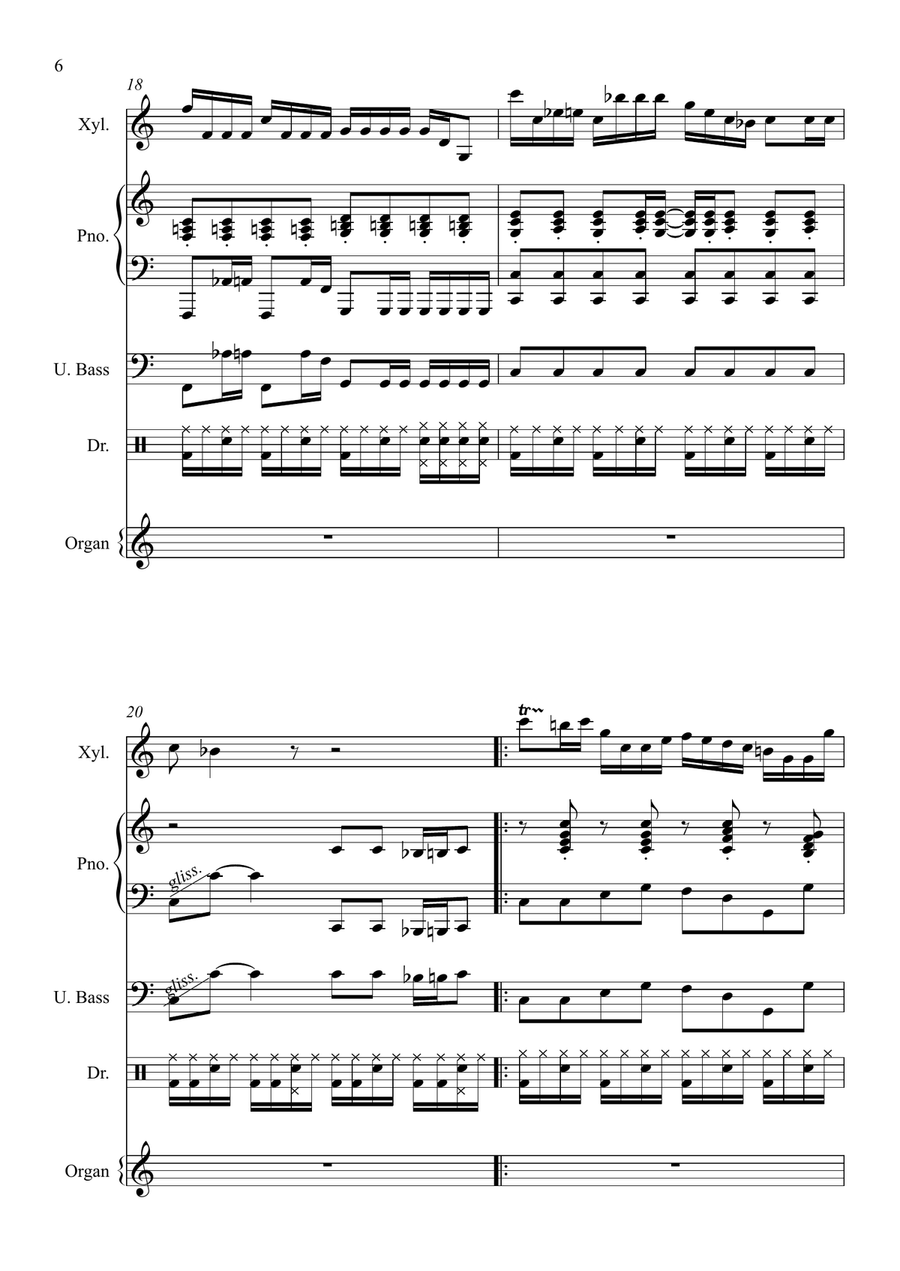 Walter Halls Tune Walter Halls Tune Piano scores gallery preview page 6