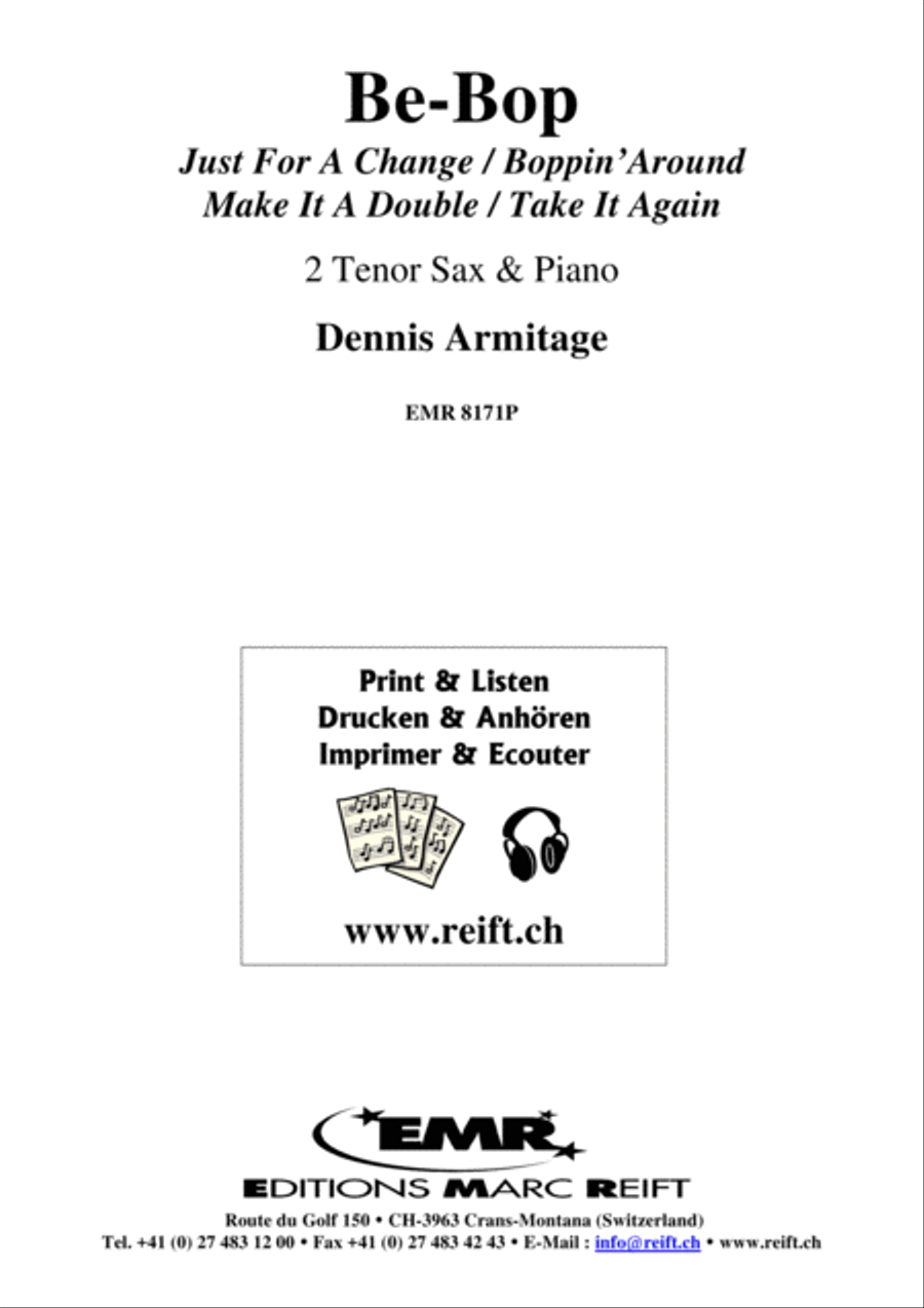 Be-Bop Be-Bop Tenor Saxophone scores gallery preview page 2