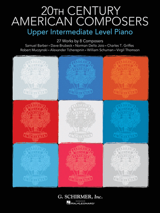Book cover for 20th Century American Composers - Upper Intermediate Level Piano