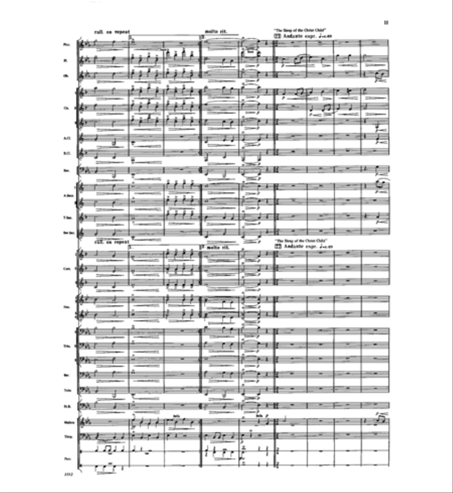 Yuletide Fete Concert Band scores gallery preview page 11