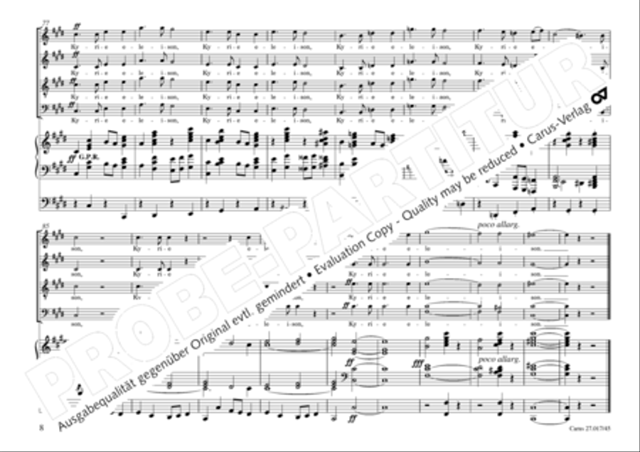 Messe solennelle en ut diese mineur 4-Part scores gallery preview page 9