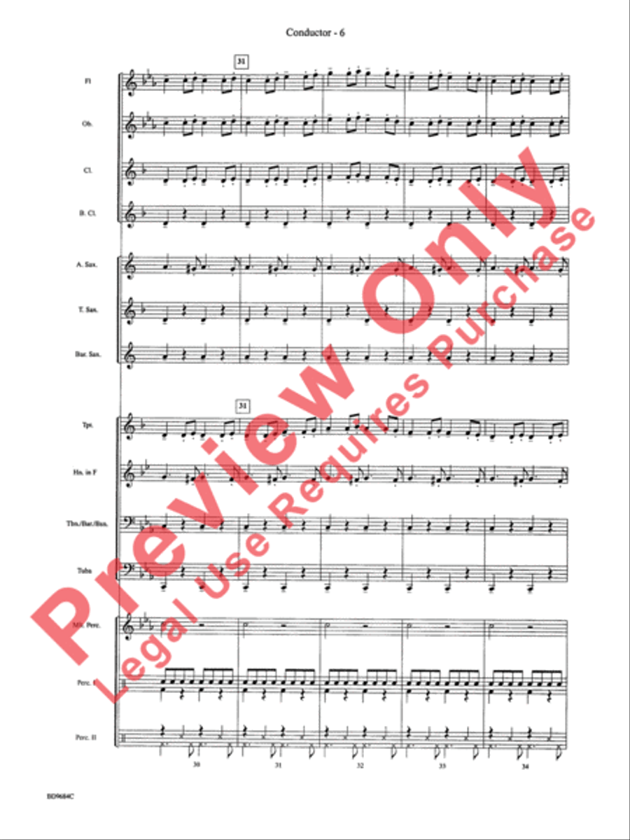 Dance of the Reed Flutes Dance of the Reed Flutes Concert Band scores gallery preview page 9