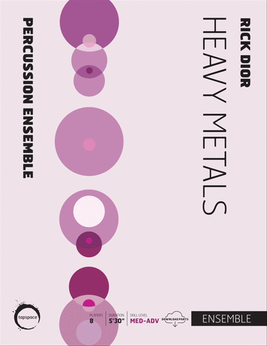 Heavy Metals Percussion Ensemble scores gallery preview page 1