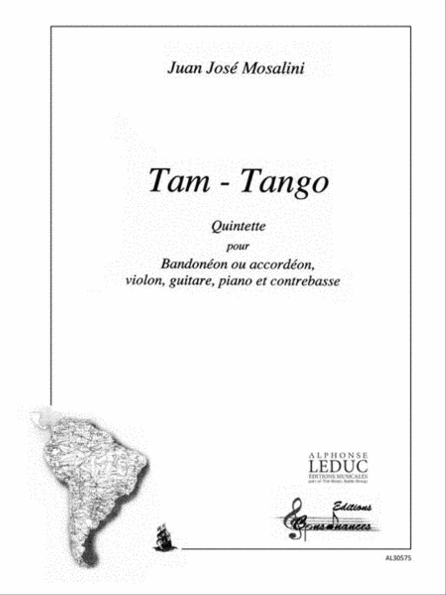 Mosalini Juan Jose Tam Tango Accordion/ensemble Score/parts
