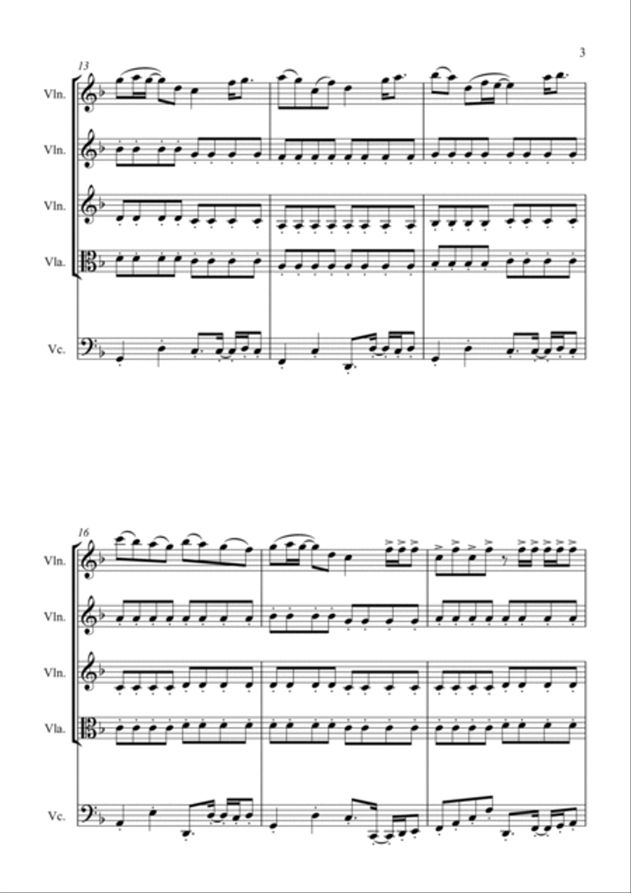 Title String Quartet scores gallery preview page 3