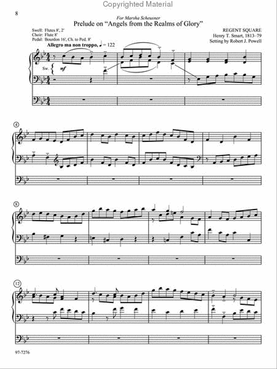 From Realms of Glory Organ scores gallery preview page 4