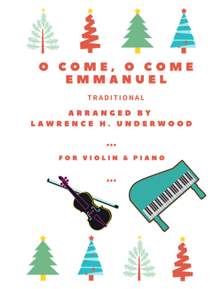 Book cover for O Come, O Come Emmanuel for Solo Violin