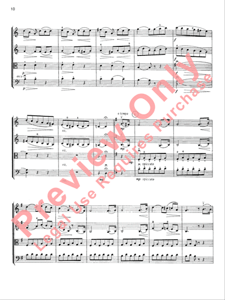 Highland/Etling String Quartet Series: Book 2 String Quartet scores gallery preview page 39
