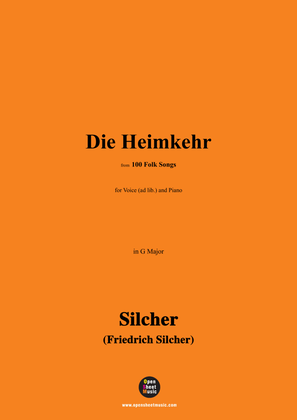 Silcher-Die Heimkehr,for Voice(ad lib.) and Piano