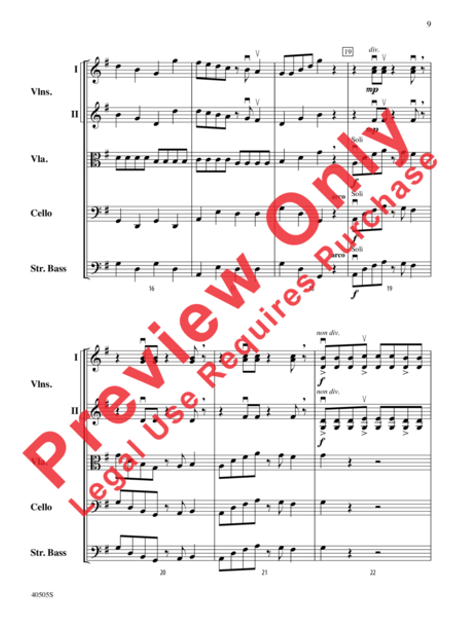 A Fiddler's Fancy String Orchestra scores gallery preview page 10