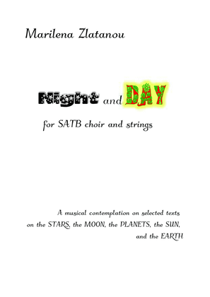 NIGHT AND DAY for SATB choir and Strings