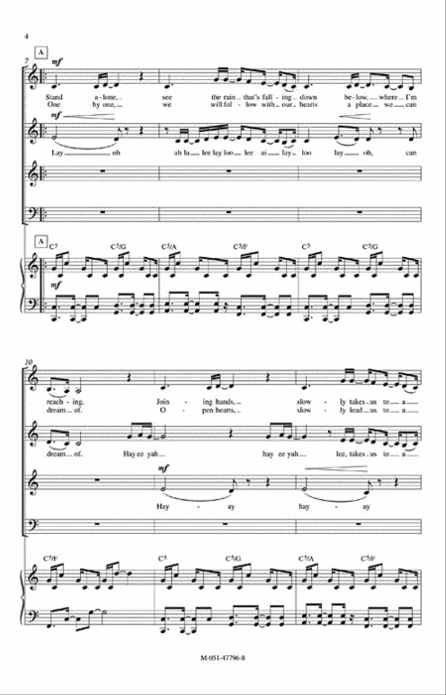 Stand Together Choir scores gallery preview page 3