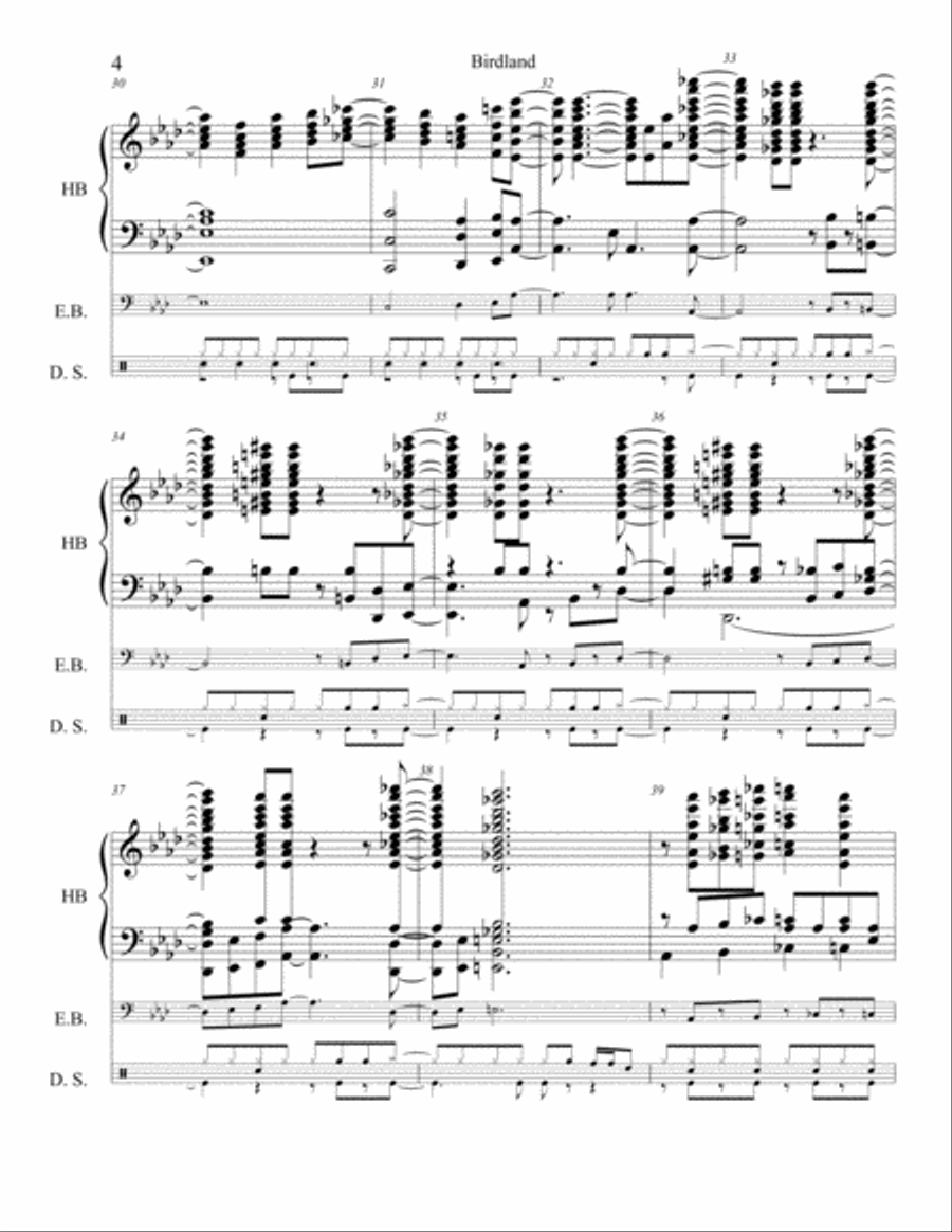 Birdland Handbell Choir scores gallery preview page 4