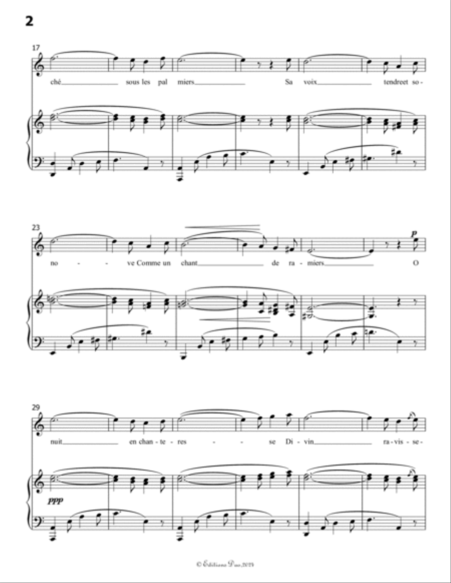 Je crois entendre encore, by Georges Bizet, a minor Je crois entendre encore, by Georges Bizet, a minor Voice scores gallery preview page 4
