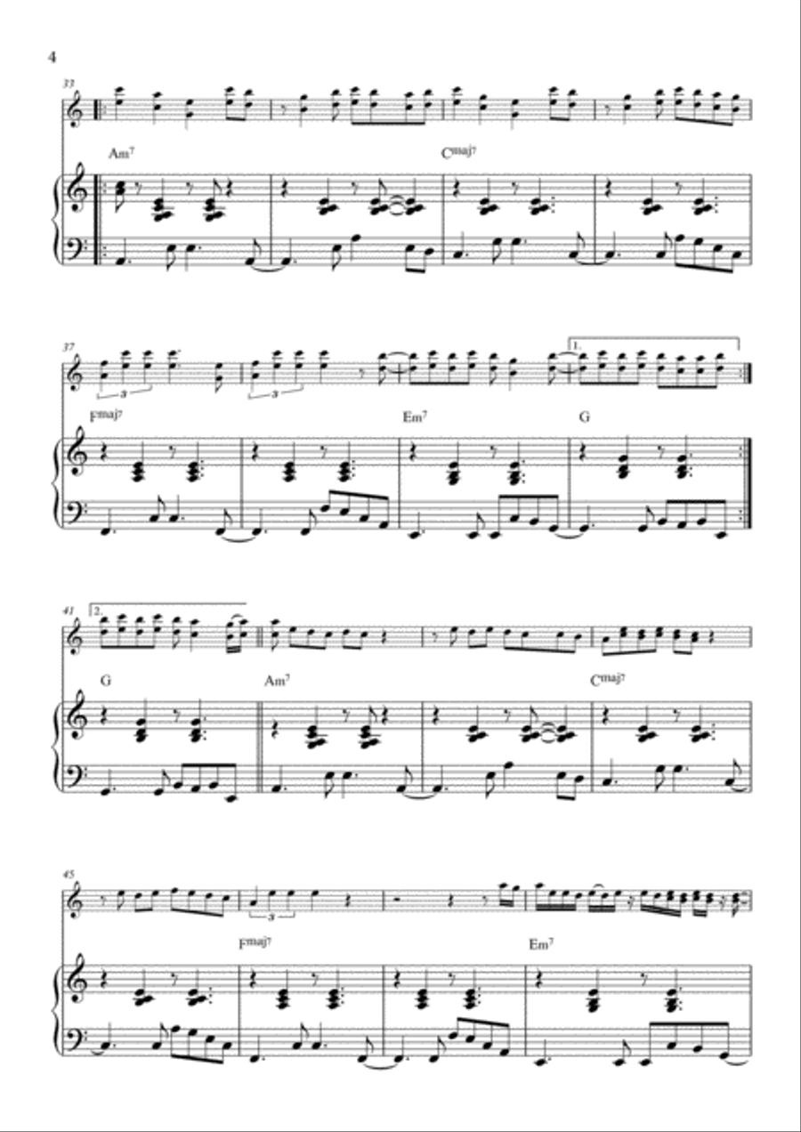 Senorita Senorita Woodwind Ensemble scores gallery preview page 4