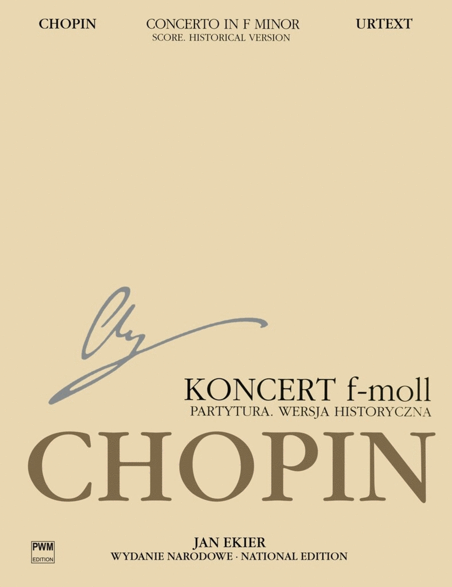 Concerto in F minor (Historical) NE vol.21 A XVe Piano Solo scores gallery preview page 1