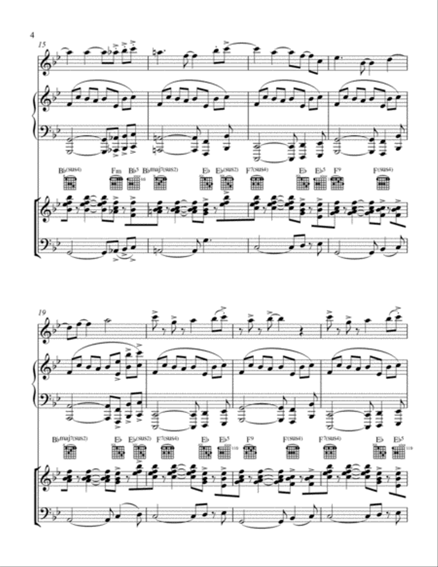 Standing Music (2011) Small Ensemble scores gallery preview page 4