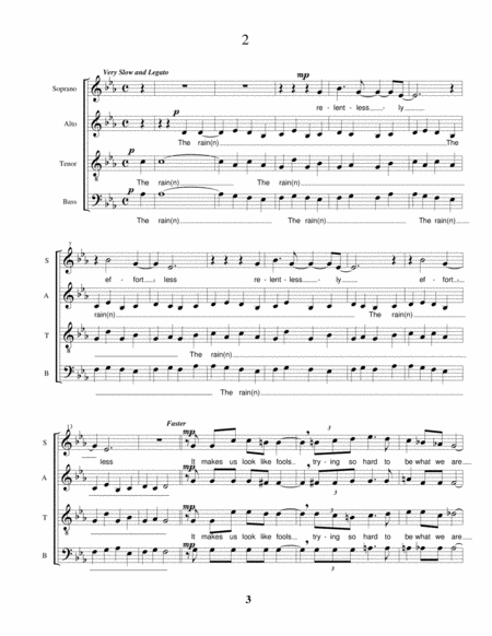 Eight Short Poems by Cid Corman for SATB choir and piano image number null