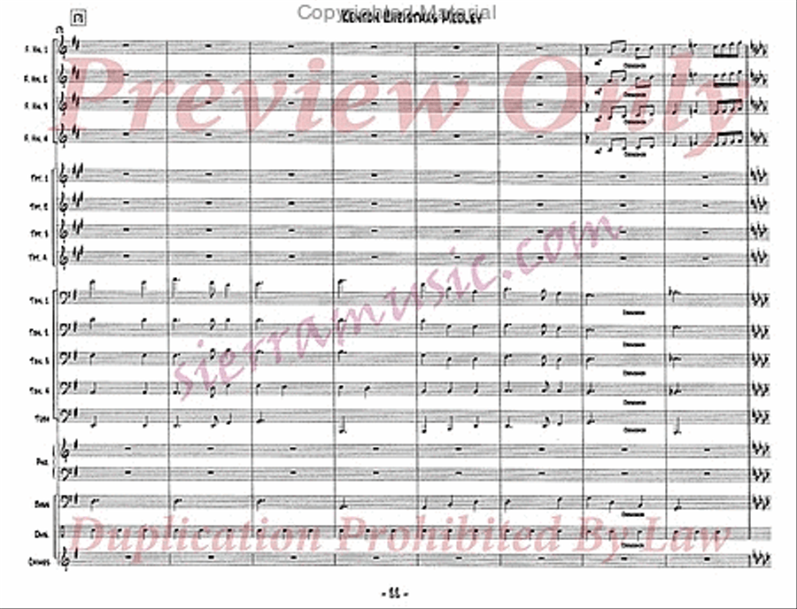 Christmas Medley Christmas Medley Jazz Ensemble scores gallery preview page 23