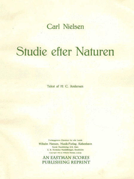 Studie efter Naturen ; tekst af H.C. Andersen