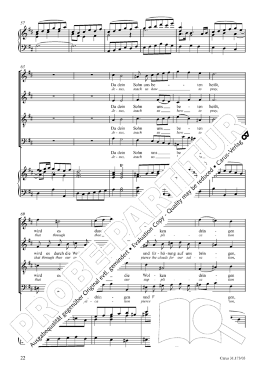 Exalted flesh and blood (Erhohtes Fleisch und Blut) 4-Part scores gallery preview page 23