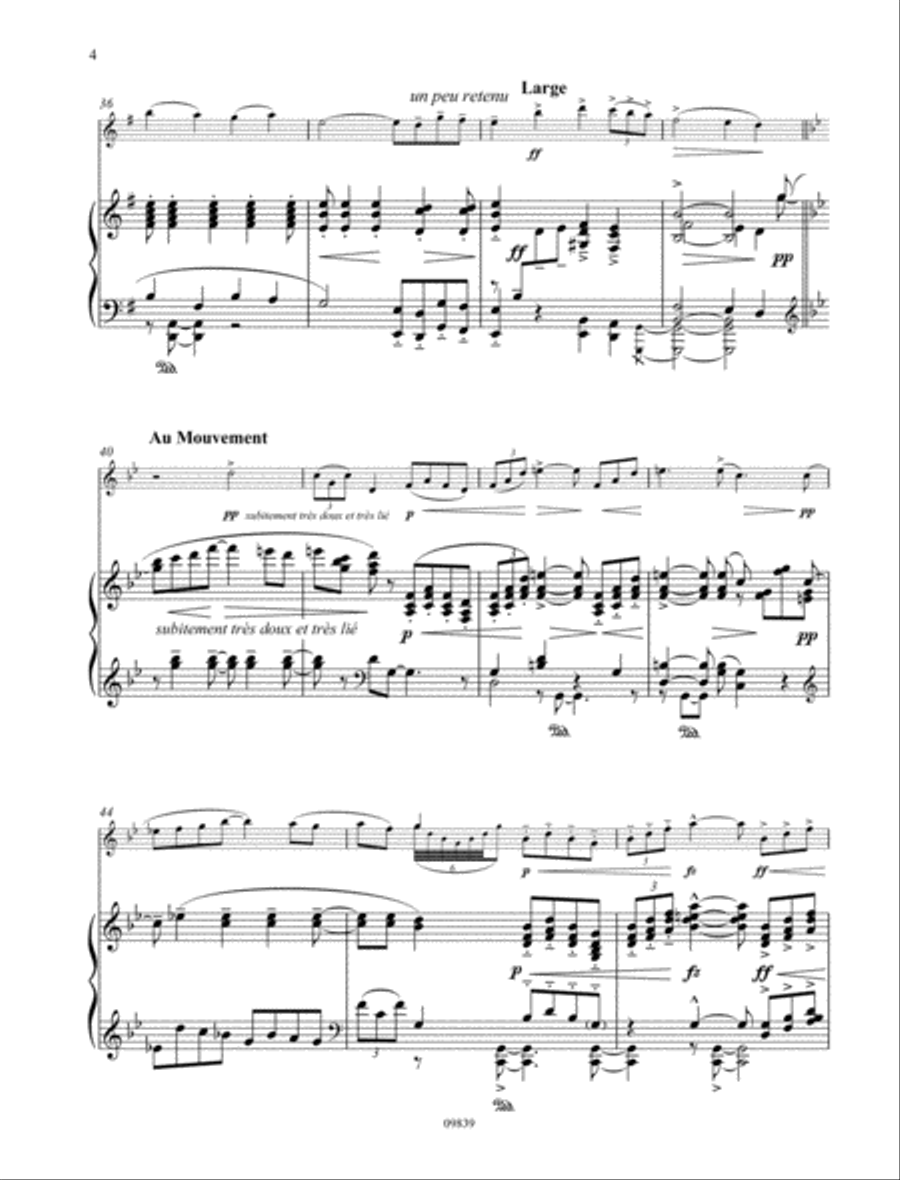 Pavane pour une infante défunte Flute Solo scores gallery preview page 4