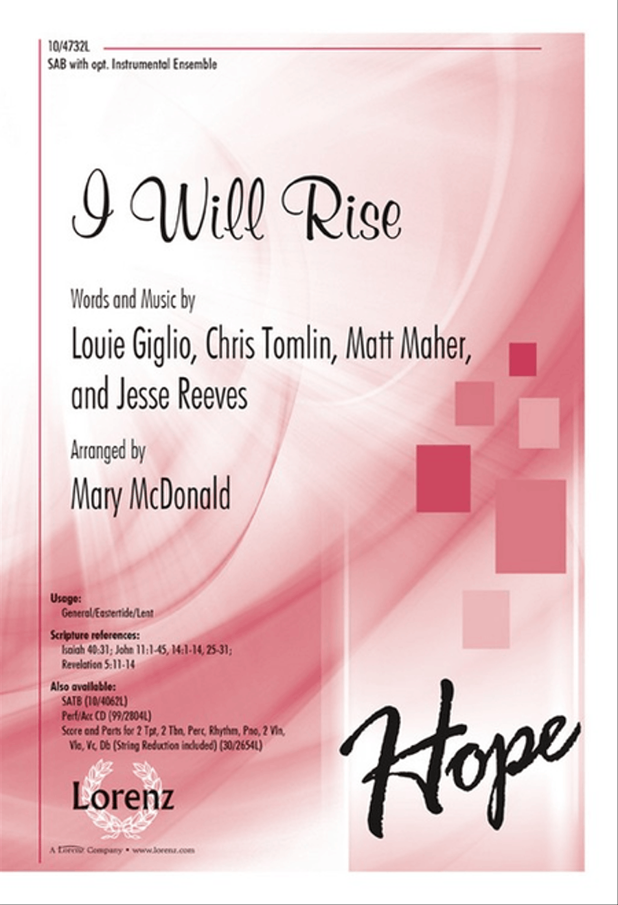 I Will Rise I Will Rise 3-Part scores gallery preview page 1