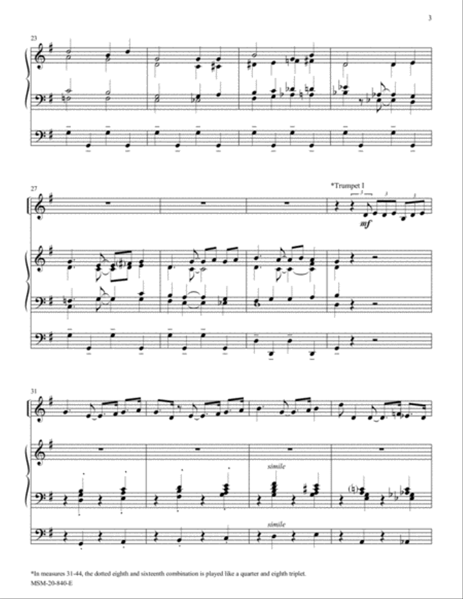 How Firm a Foundation How Firm a Foundation Organ scores gallery preview page 3