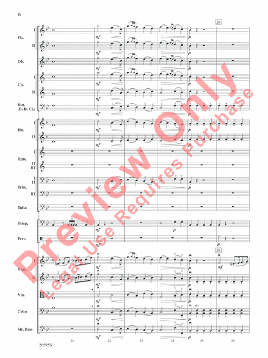 Grand March from Tannhäuser Full Orchestra scores gallery preview page 7