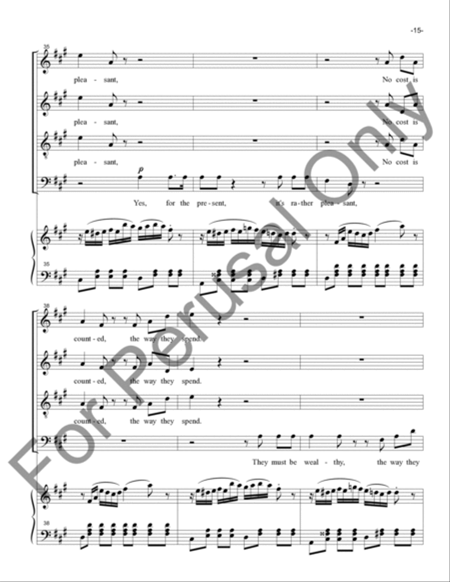 Opera Choruses, Set 1 Opera Choruses, Set 1 4-Part scores gallery preview page 16