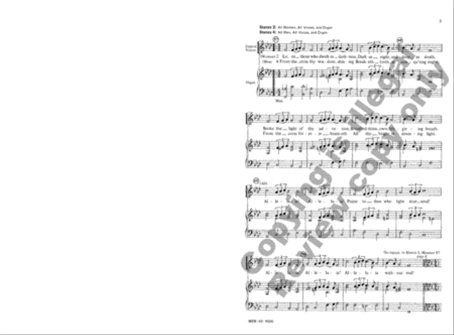 Thy Strong Word Thy Strong Word 3-Part scores gallery preview page 5