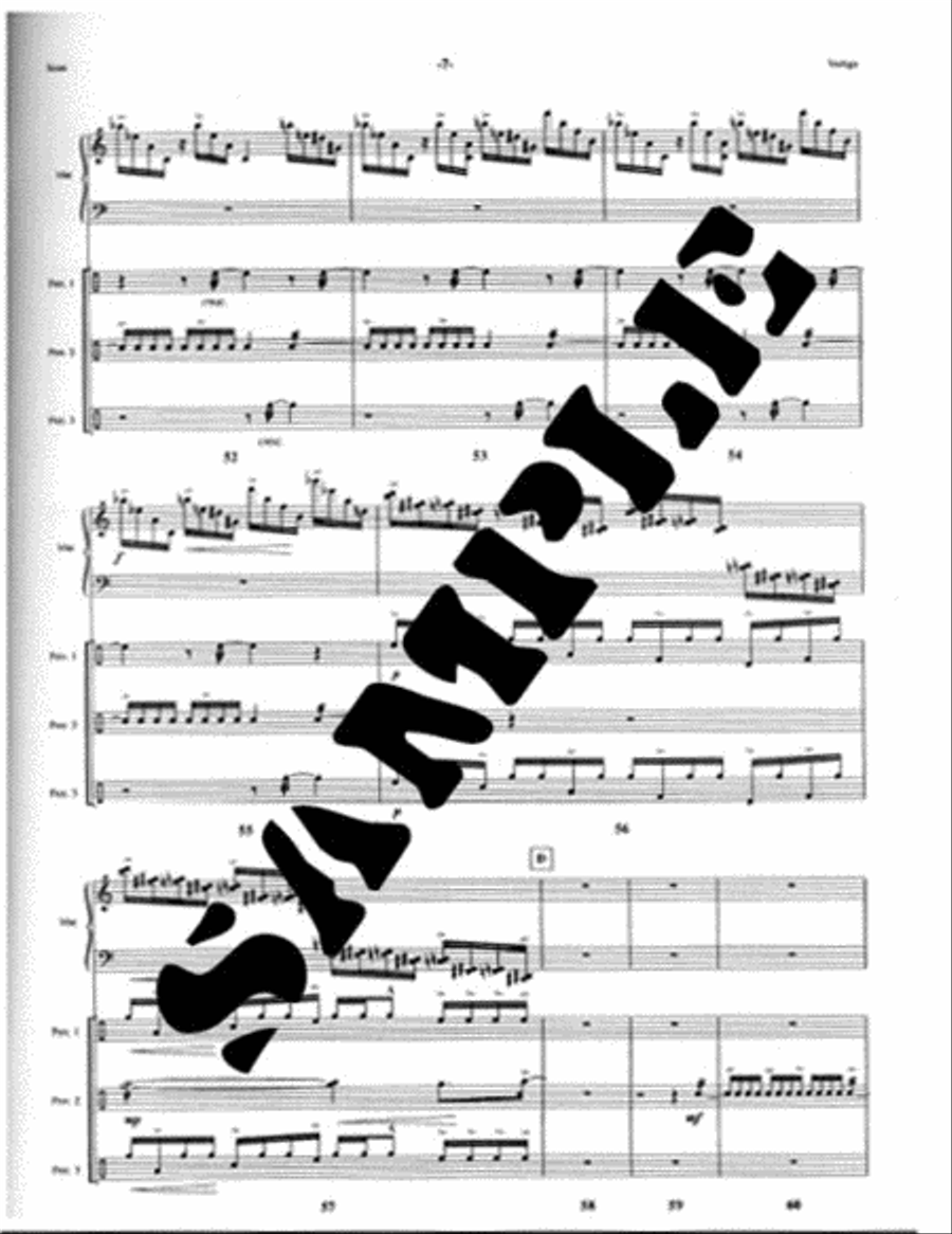 Vertigo Percussion Ensemble scores gallery preview page 2