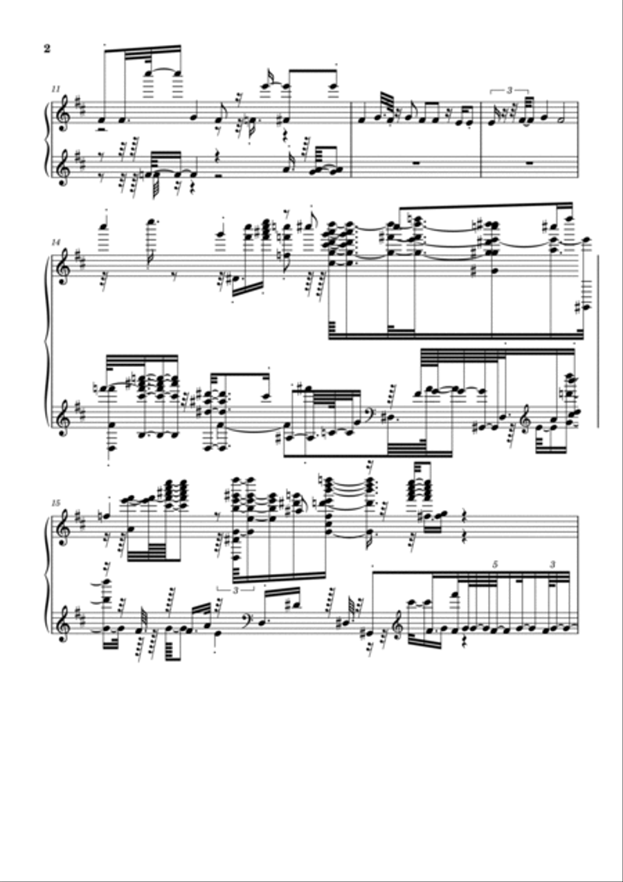 Film Started On Life Easy Piano scores gallery preview page 2